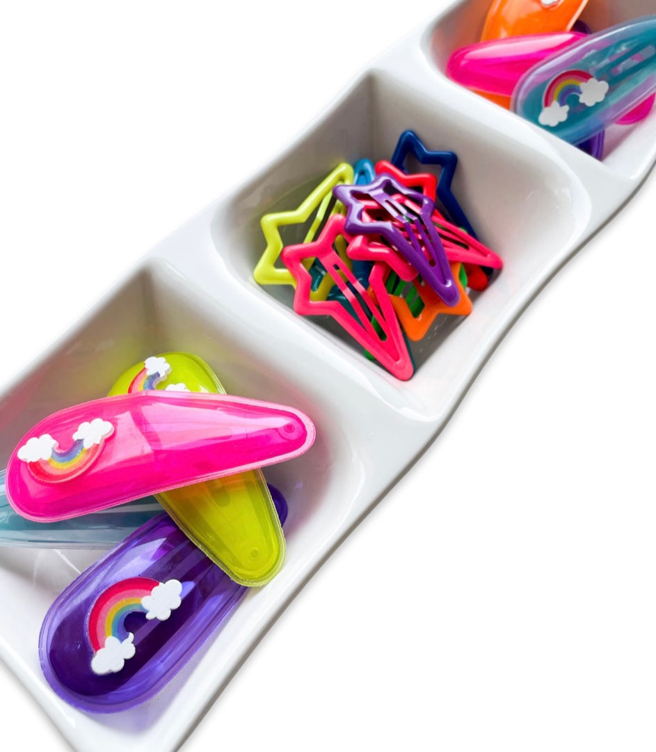 Neon Rainbow - Snap Clip Sets