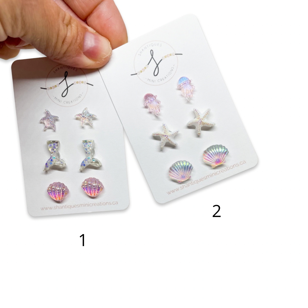 Seashell - Trio Earrings