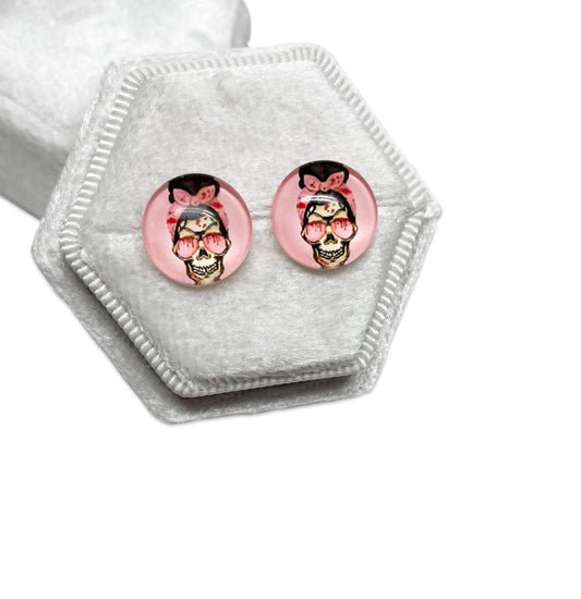 Earrings - Halloween Rounds