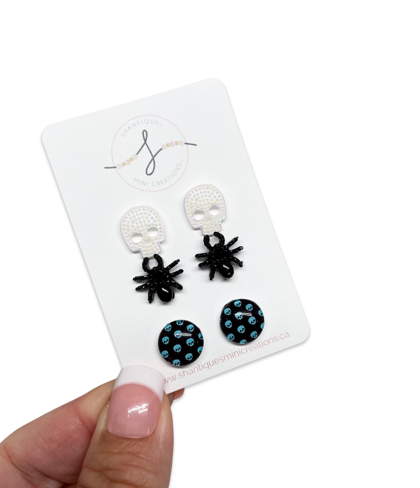 Halloween Skulls - Trio Earrings