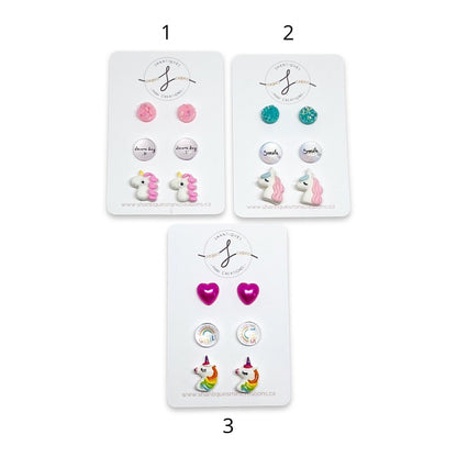 Unicorns - Trio Earrings