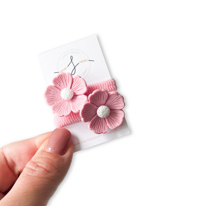 Piggy Ties - Flower Blossoms