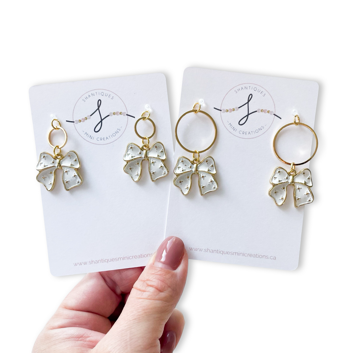 Dangle Earrings - Holiday Bows
