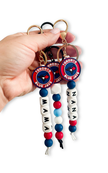 Keychains - Beaded Blue Jays