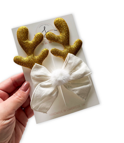 Bow Clips - Reindeer