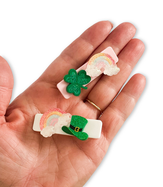 Alligator Bar Clips - St Paddy's Day