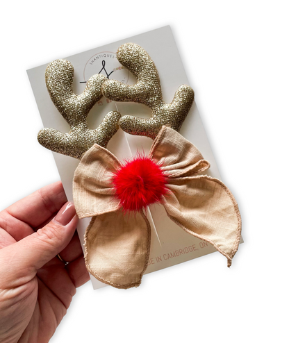 Bow Clips - Reindeer