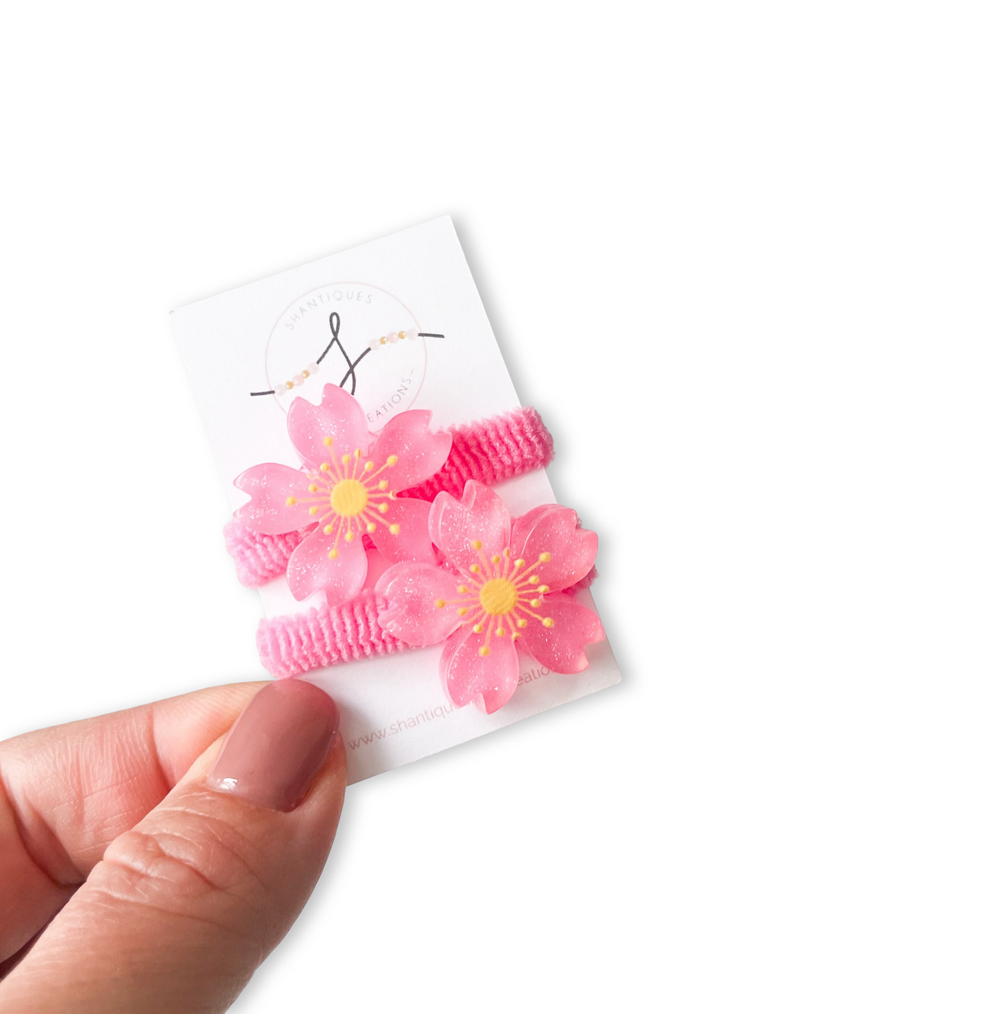 Piggy Ties - Glitter Flowers
