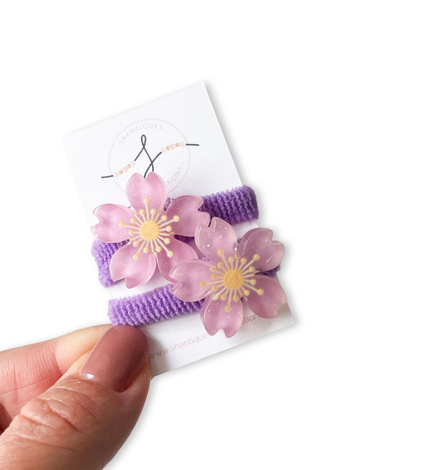 Piggy Ties - Glitter Flowers